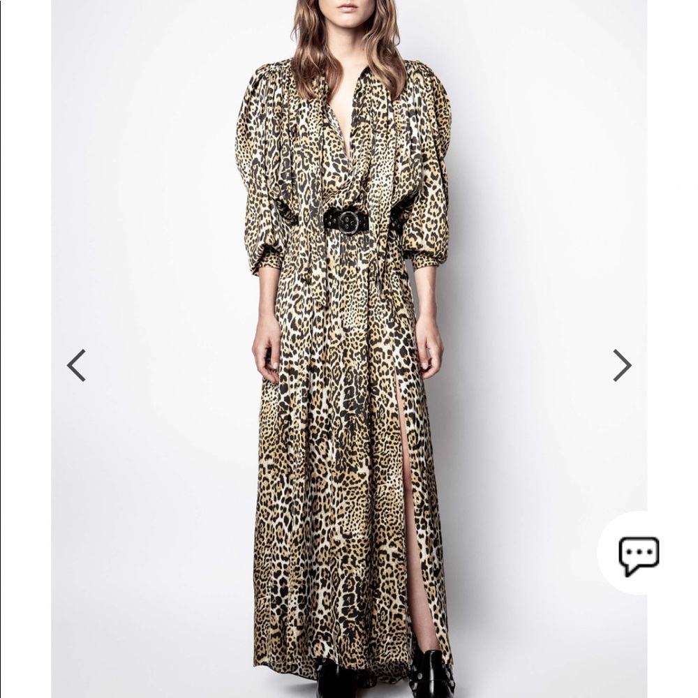 Zadig & voltaire leopard dress, XS